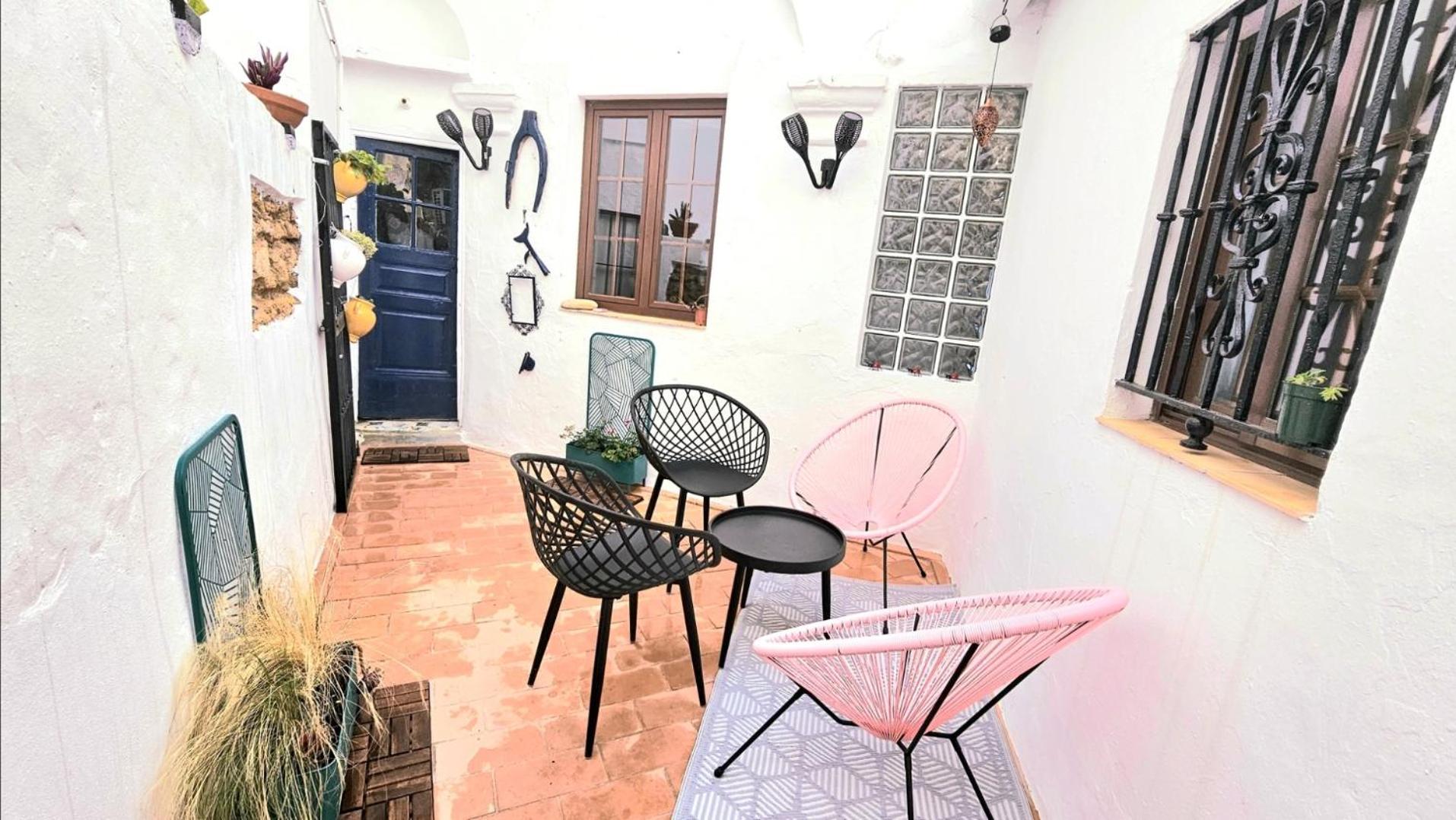 דירות וחר דה לה פרונטרה Casa Bakara Vejer Old Town מראה חיצוני תמונה